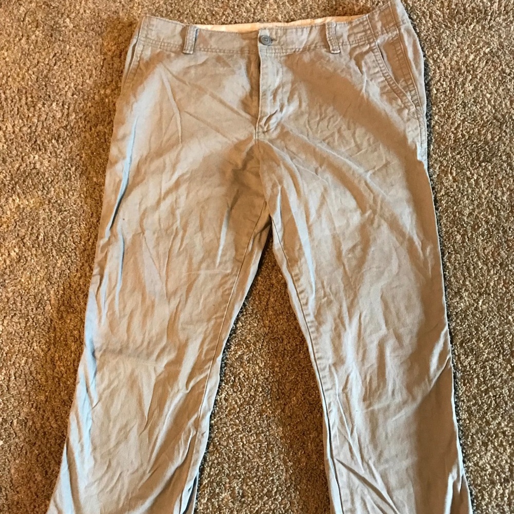 Mens grey old navy khakis